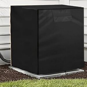 Aozzy Central Air Conditioner Covers for Outside Units Heavy Duty Ac Cover for Outdoor Unit Square Winter Withstand The Rain and Snow,Or Nuts Fit Up to 38x38x40 inchs